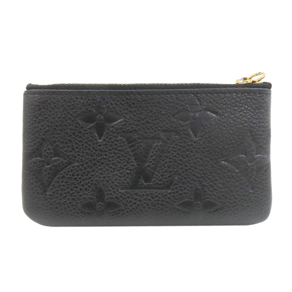 Louis Vuitton Wallet Pochette Empreinte Key Case Black
